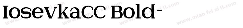 IosevkaCC Bold字体转换